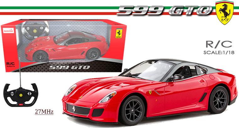 ☆【予約受付中】1/14RCラジコンカー フェラーリ599GTO 全長33.6 